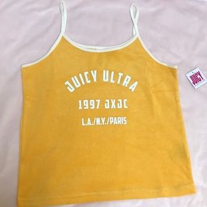 JUICY COUTURE YELLOW TOP